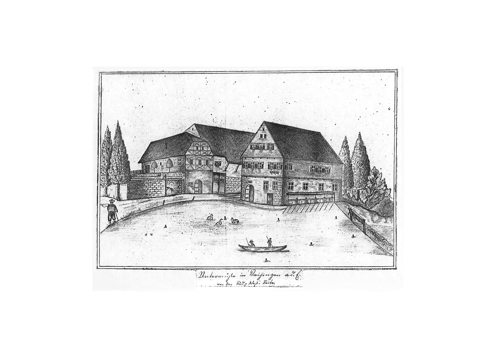 Erste Erwähnung Vaihinger Mühle