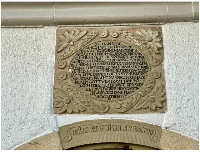 Erste Erwähnung Vaihinger Mühle